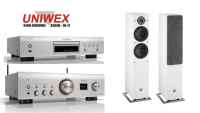 DENON PMA-900HNE+DCD-900NE PREMIUM SILVER+DALI OBERON 7 WHITE